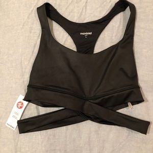 NWT Maduka Wrap Band yoga top